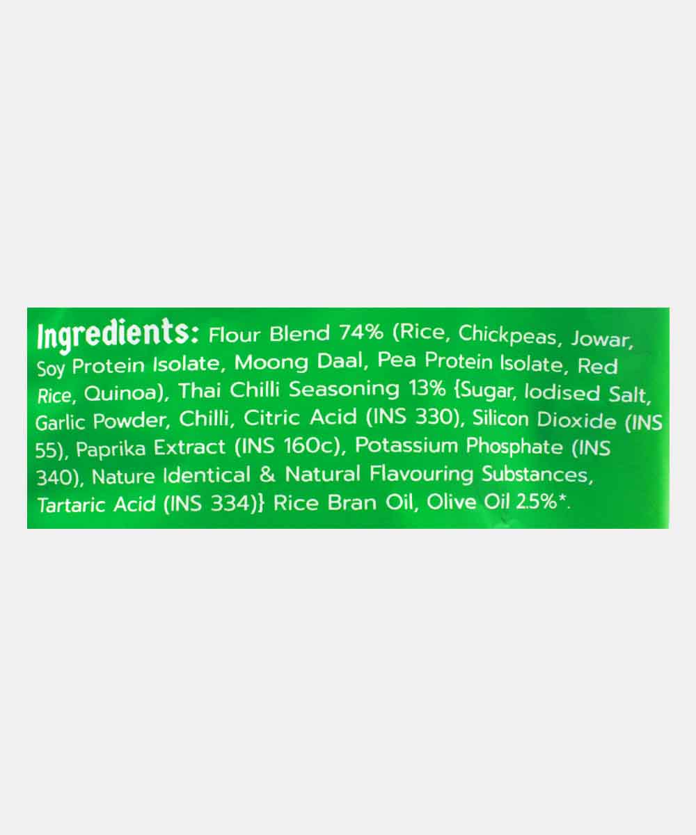 Klaw Supergrain Puffs Sweet Chilli Flavour | Made With Olive Oil | Baked | 9G Protein In 50G Packet