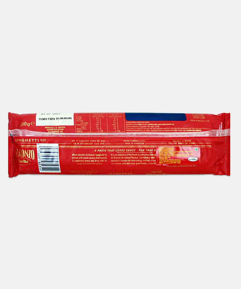 BARILLA AL BRONZO SPAGHETTI PASTA 500 GM