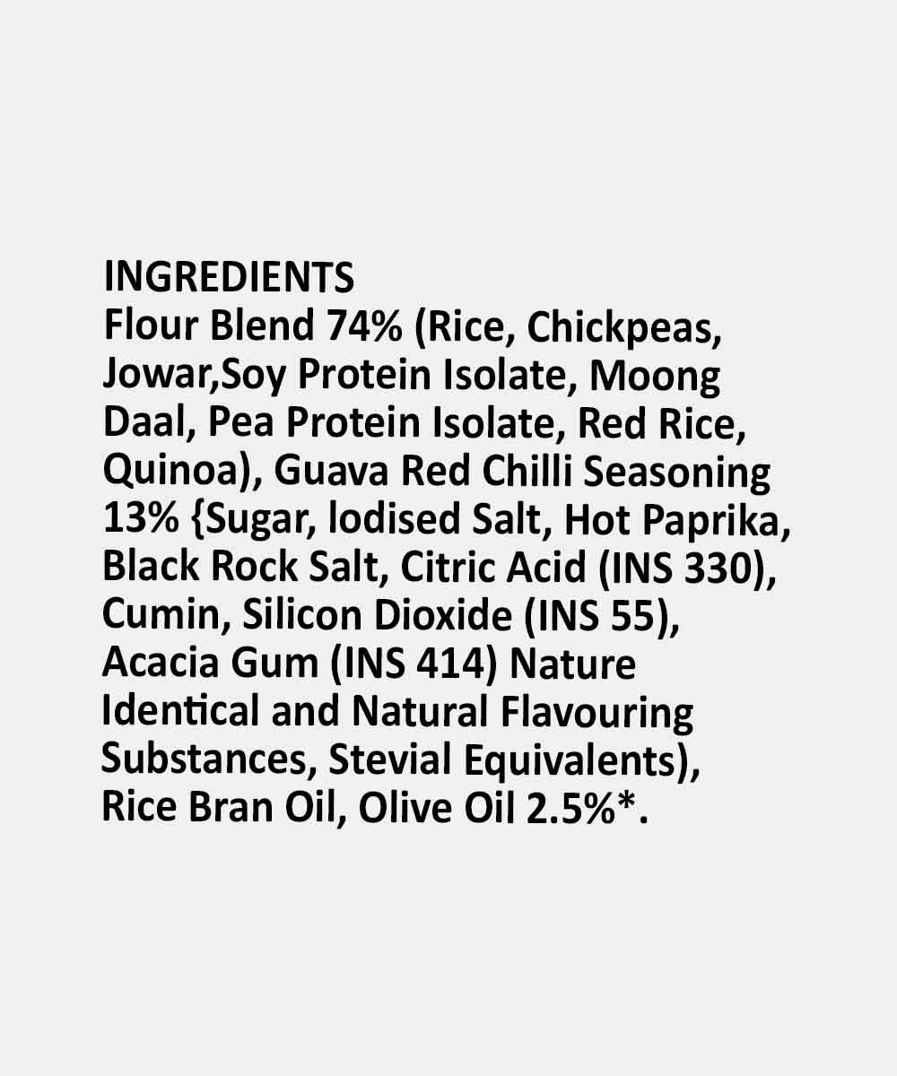 Chatpata Break Spicy Guava Supergrain Puffs 100 Gm