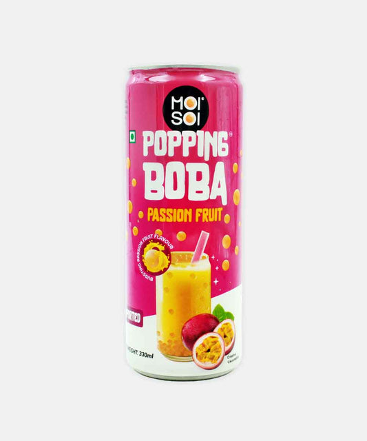 Moi Soi Popping Boba Fruit Juice Passion Fruit Flavour 330 Ml