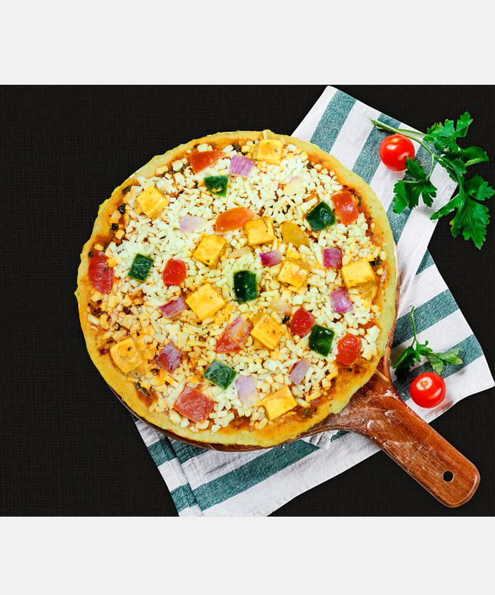 Hand Tossed Paneer Tikka Pizza 1 Pc