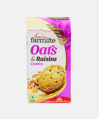 Sunfeast Farmlite Oats & Raisins Biscuits 150 Gm