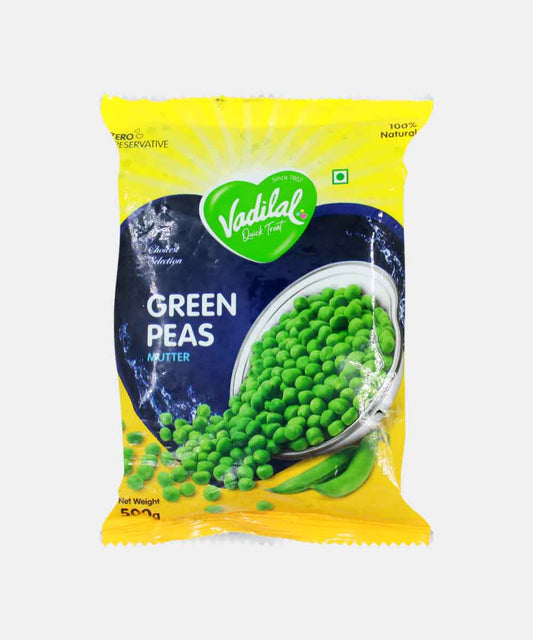 Vadilal Frozen Green Peas 500 Gm