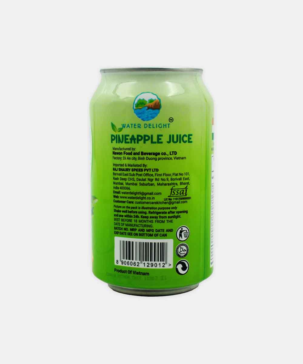 Water Delight Pineapple Juice With Pulp 320 Ml