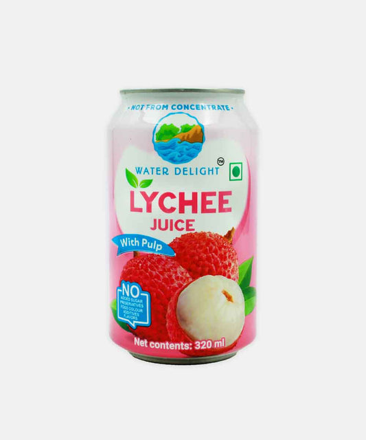 Water Delight Lychee Juice With Pulp 320 Ml