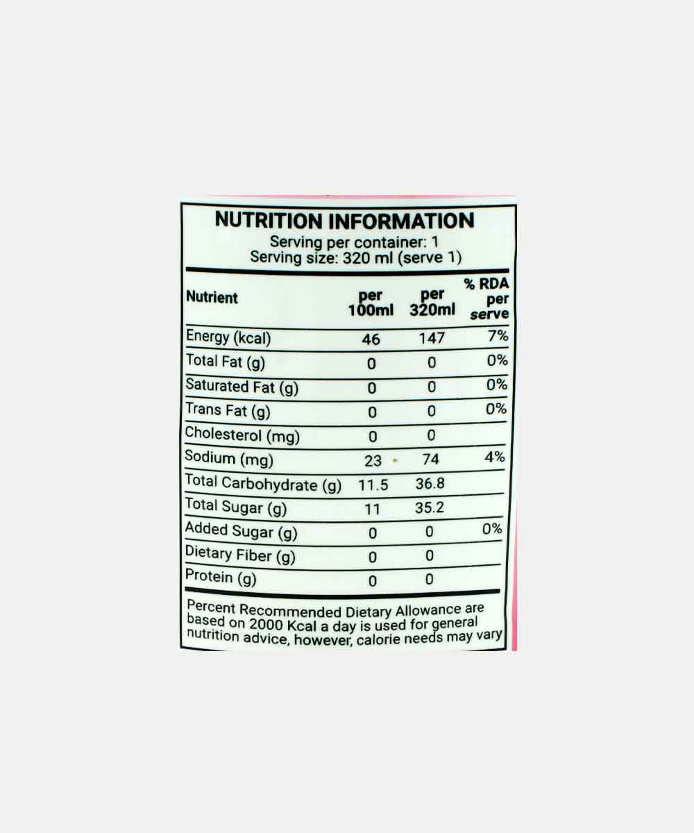 Water Delight Lychee Juice With Pulp 320 Ml