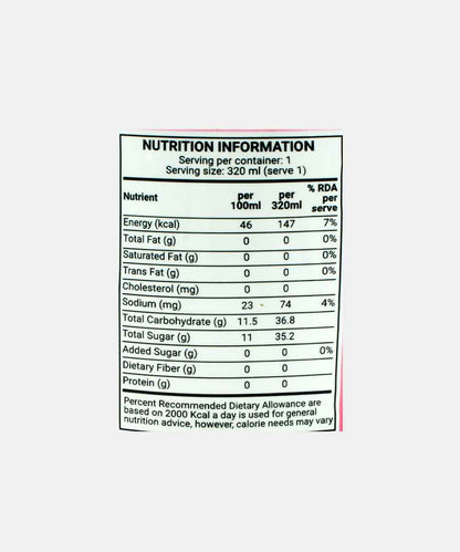 Water Delight Lychee Juice With Pulp 320 Ml