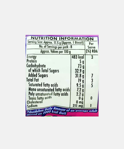Britannia Jim Jam Biscuits 92 Gm