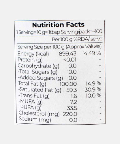 Saintfarm Pure A2 Gir Cow Ghee 1 Ltr