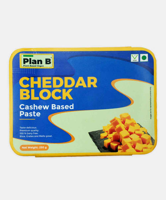 Plan B Plant Based Vegan Cheddar Block 250 Gm