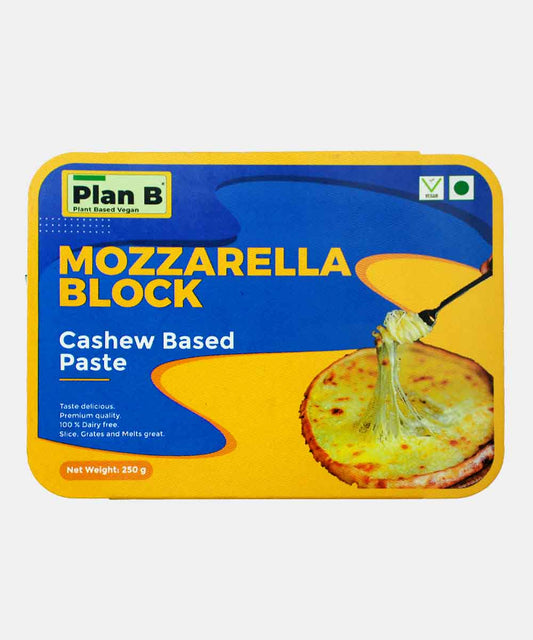 Plan B Plant Based Vegan Mozzarella Cheese Block 250 Gm