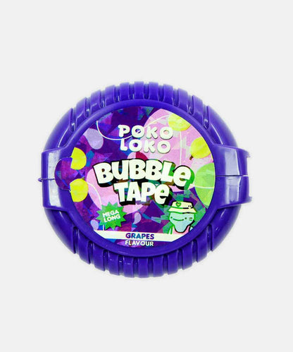 Poko Loko Bubble Tape Grapes Flavour Gum 56 Gm