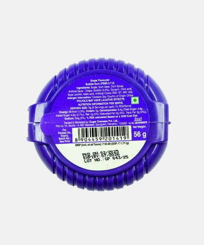 Poko Loko Bubble Tape Grapes Flavour Gum 56 Gm