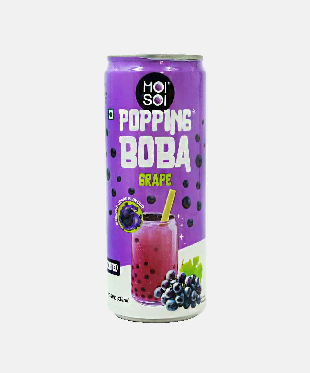 Moi Soi Popping Boba Grape Flavour 330 Ml