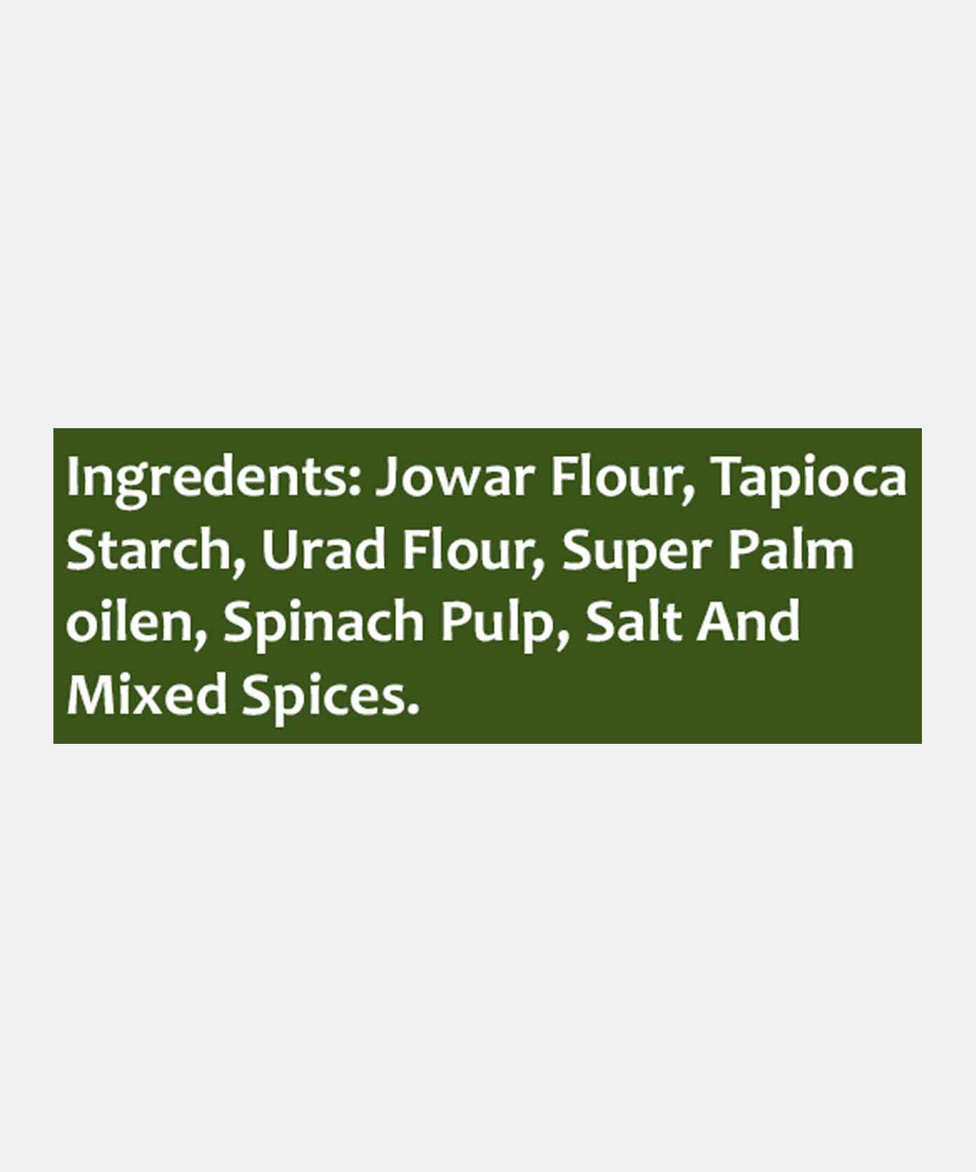 Gluten Free Kettle Cooked Spinach Chips 200 Gm