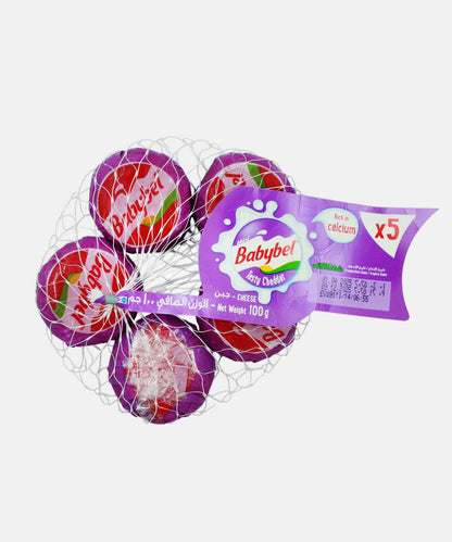 Mini Babybel Tasty Cheddar Cheese 5 Pc 100 Gm