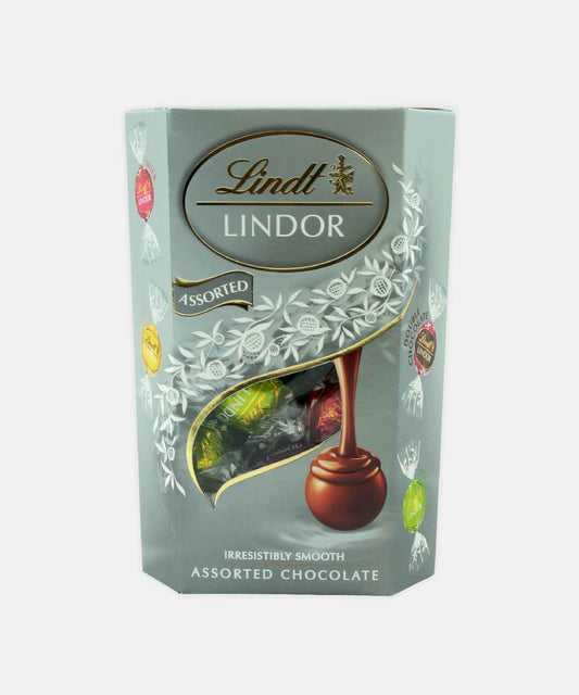 Lindt Lindor Silver Cornet Assorted Chocolate 200 Gm