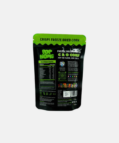 Pop Noms Crispy Freeze Dried Cream And Onion Corn Snack 30 Gm