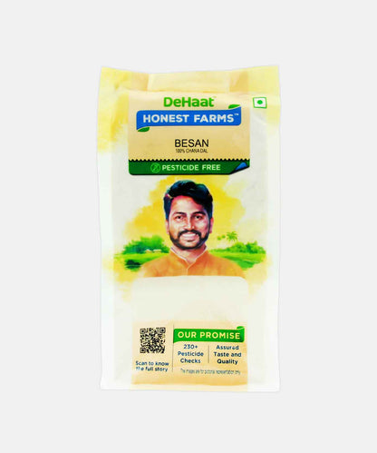 Dehaat Honest Farms 100% Chana Dal Besan I Pesticide Free I 500 Gm