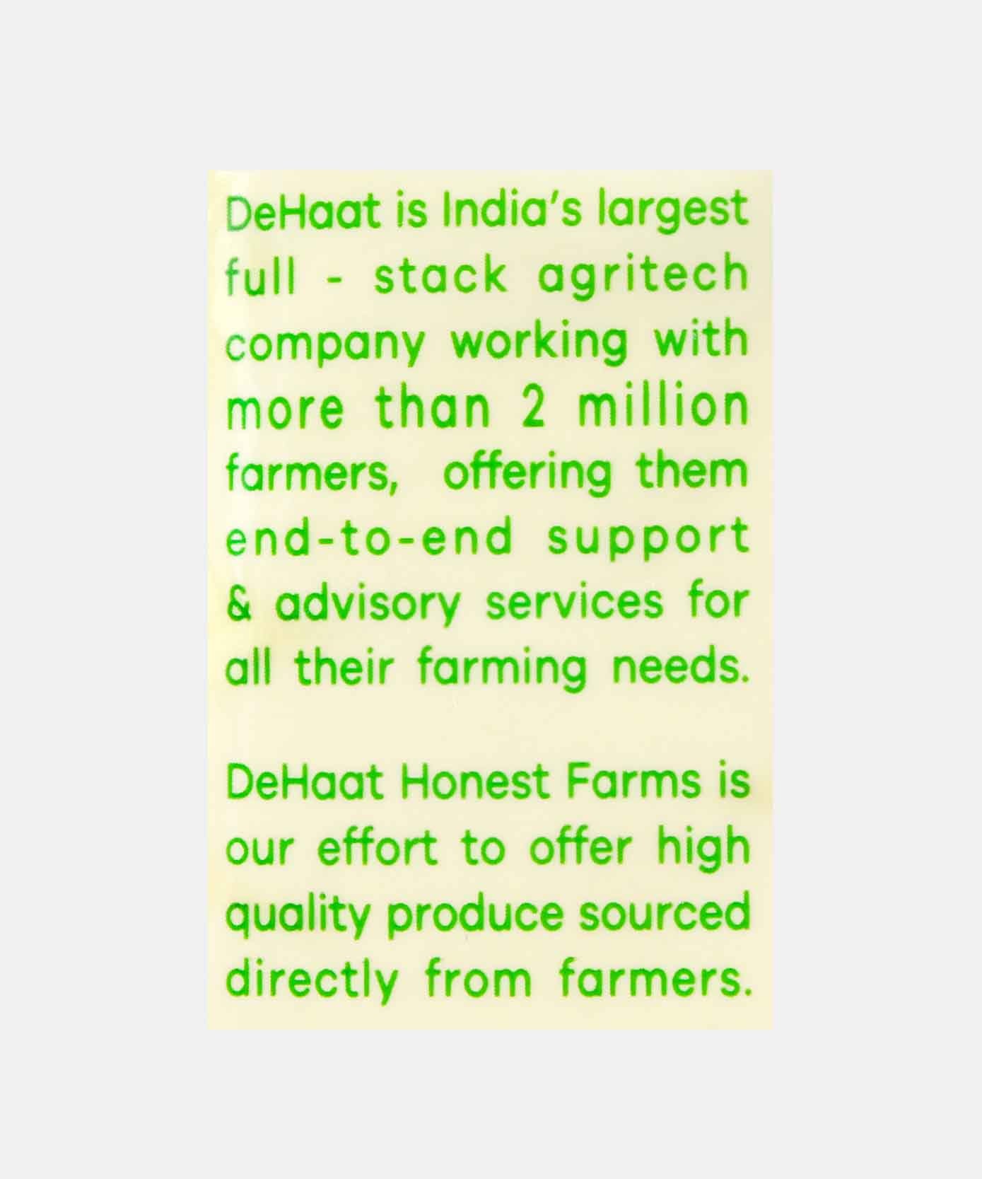 Dehaat Honest Farms 100% Chana Dal Besan I Pesticide Free I 500 Gm