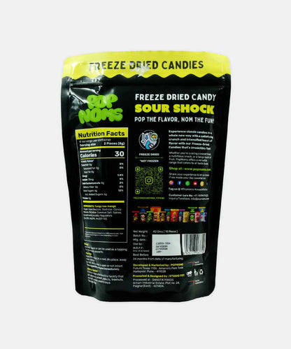 Pop Noms Freeze Dried Sour Shock 40 Gm