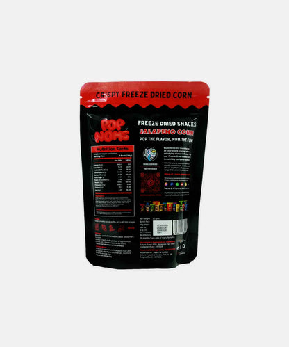 Pop Noms Crispy Freeze Dried Corn Hot Jalapeno 30 Gm