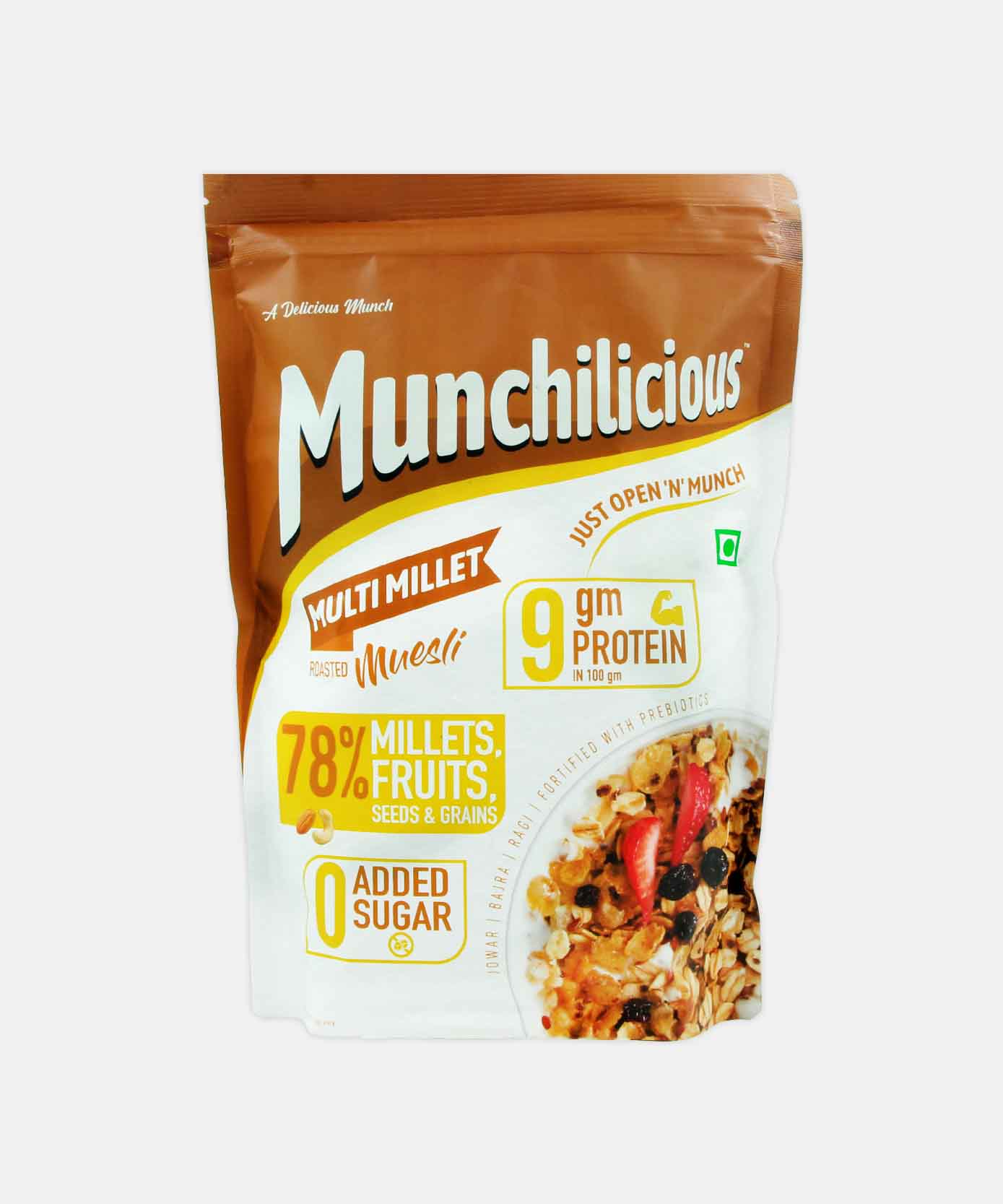 Munchilicious Multi Millet Roasted Muesli 350 Gm
