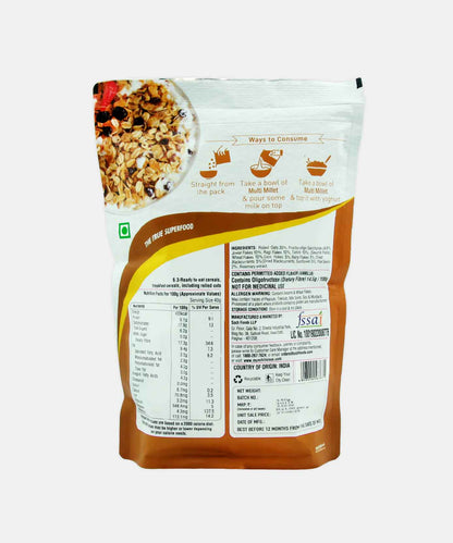 Munchilicious Multi Millet Roasted Muesli 350 Gm