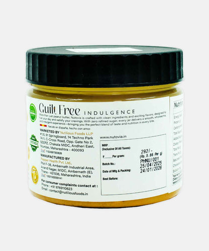 Nutovia Peanut Butter Crunchy Unsweetened 340 Gm