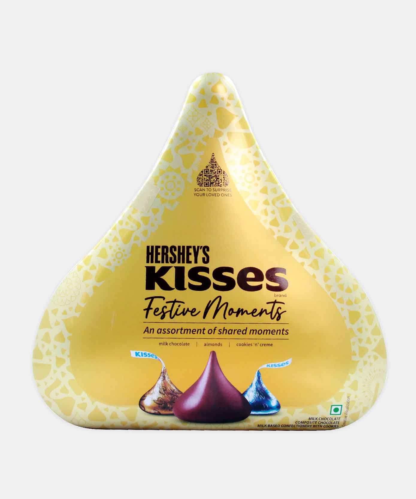 Hersheys Kisses Assortment Festive Moments 166.5 Gm