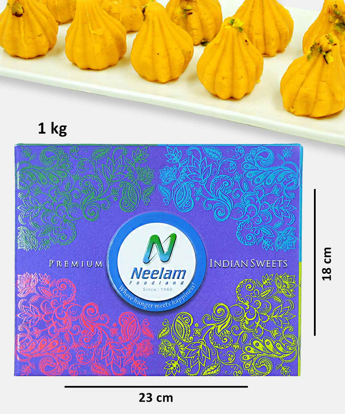 Kesar Kaju Modak 1 Kg