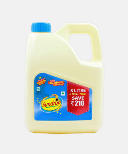 Sundrop Superlite Sunflower Oil 3 Ltr