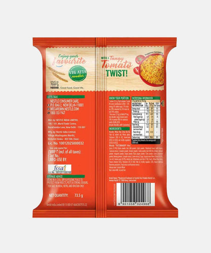 Maggi Veg Atta Tangy Tomato Noodles 73.5 Gm