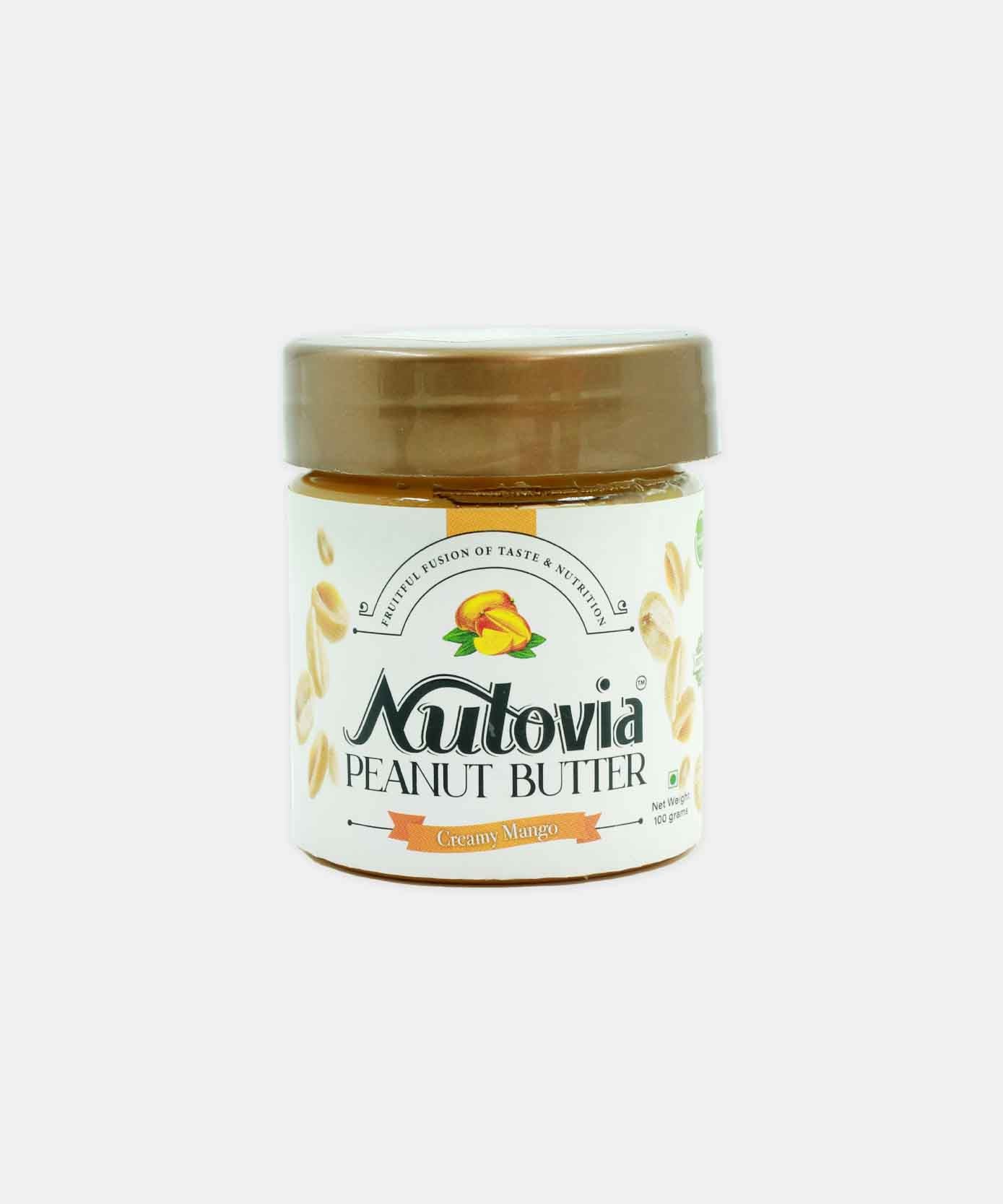 Nutovia Peanut Butter Creamy Mango 100 Gm