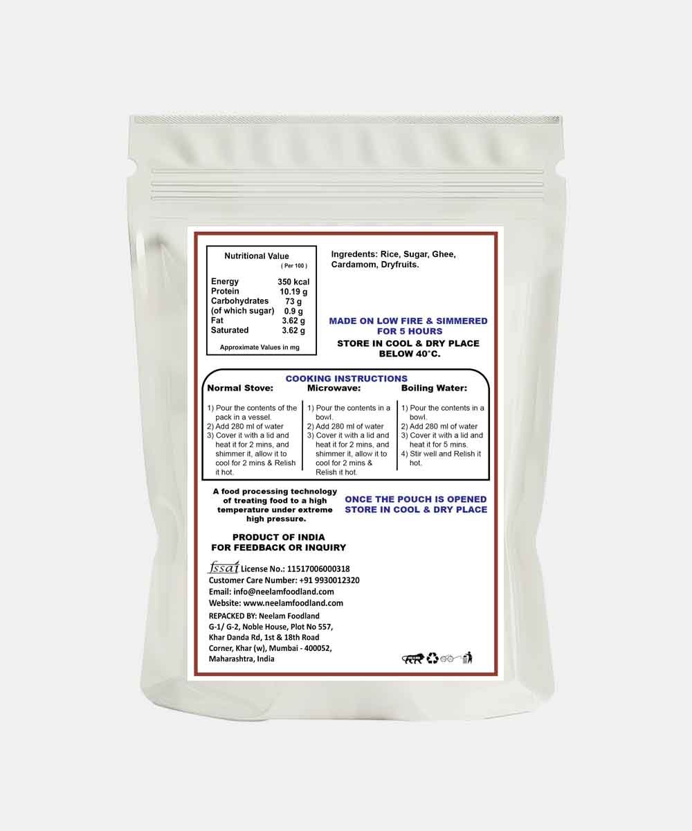 Punjab Ke Meethe Chawal 70 Gm