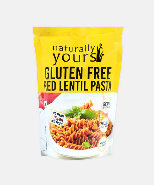 Naturally Yours Gluten Free Red Lentil Pasta 200 Gm