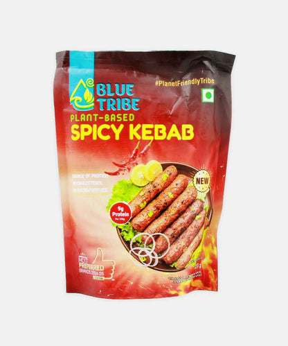 Blue Tribe Plant-Based Spicy Kebab 250 Gm