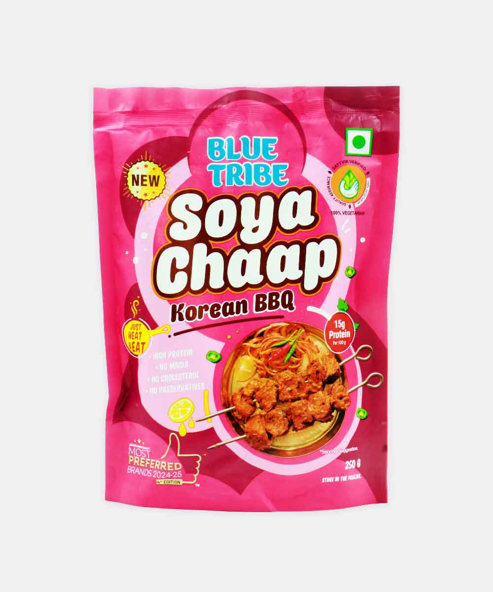 Blue Tribe Soya Chaap Korean BBQ 250 Gm