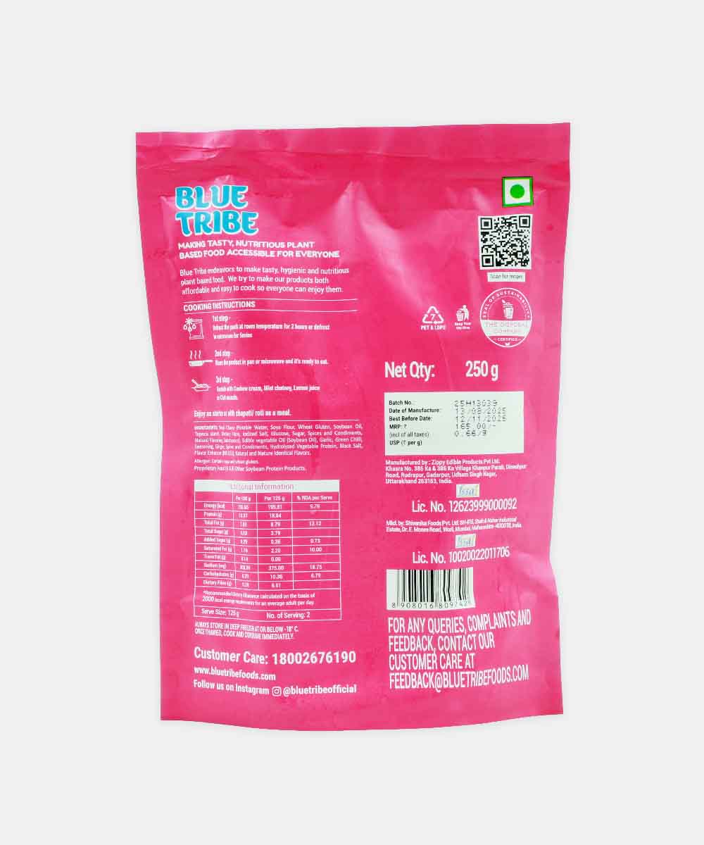 Blue Tribe Soya Chaap Korean BBQ 250 Gm