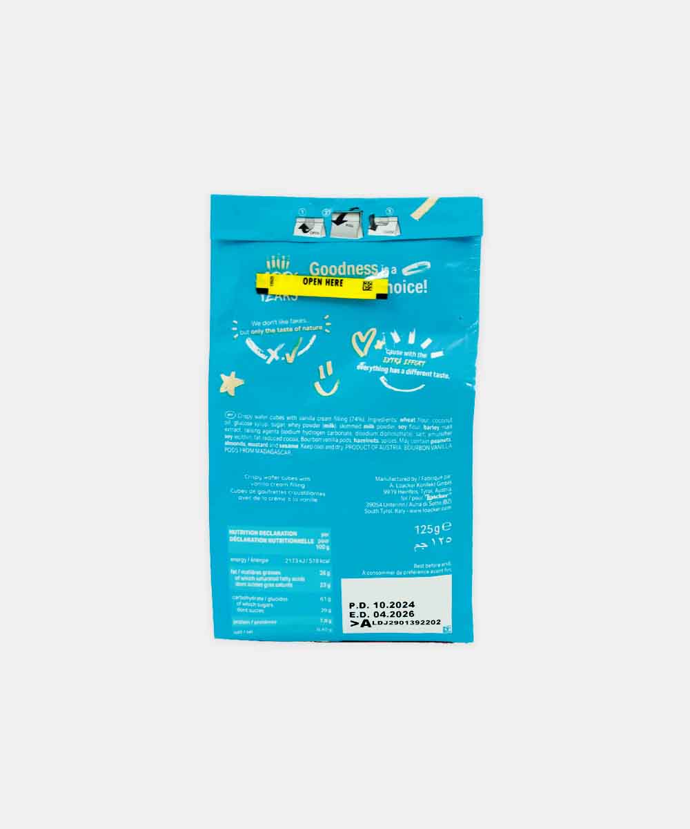 Loacker Vanilla 125 Gm