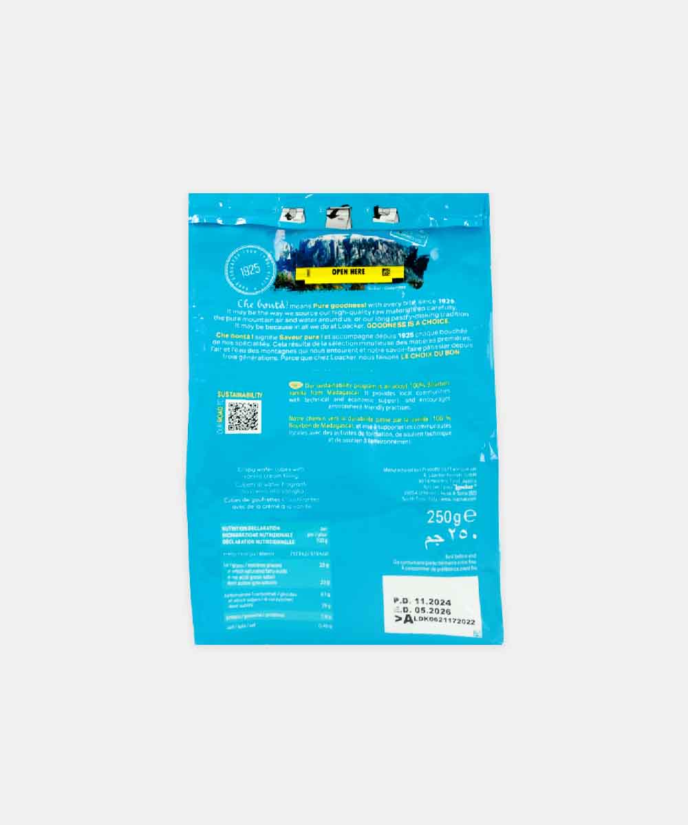 Loacker Vanilla Wafer Biscuit 250 Gm