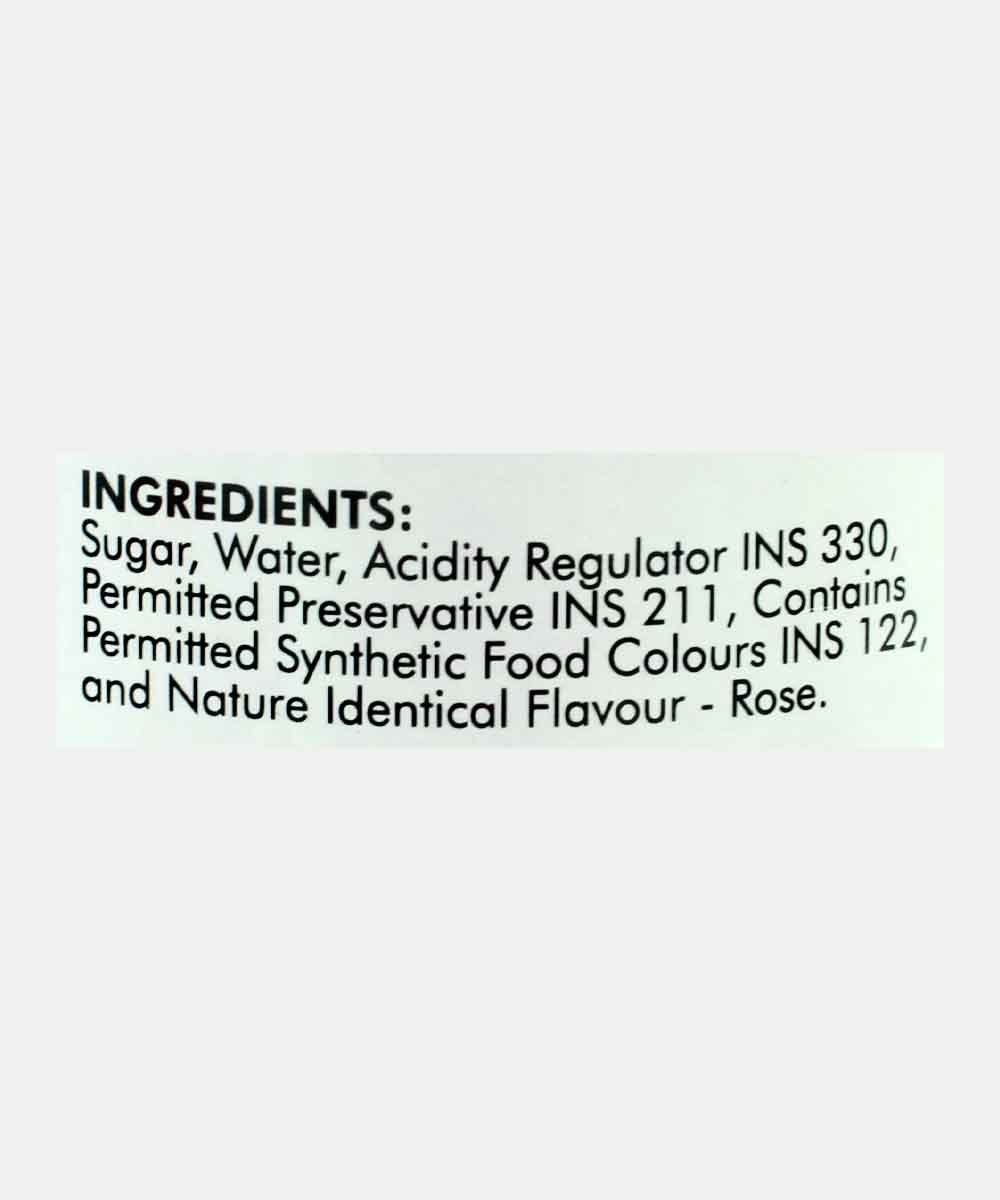 Home Made Special Rose Syrup 200 Ml