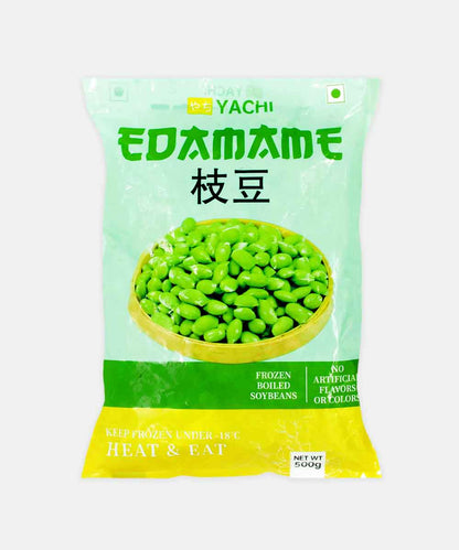 Yachi Edamame Frozen Boiled Soyabeans 500 Gm
