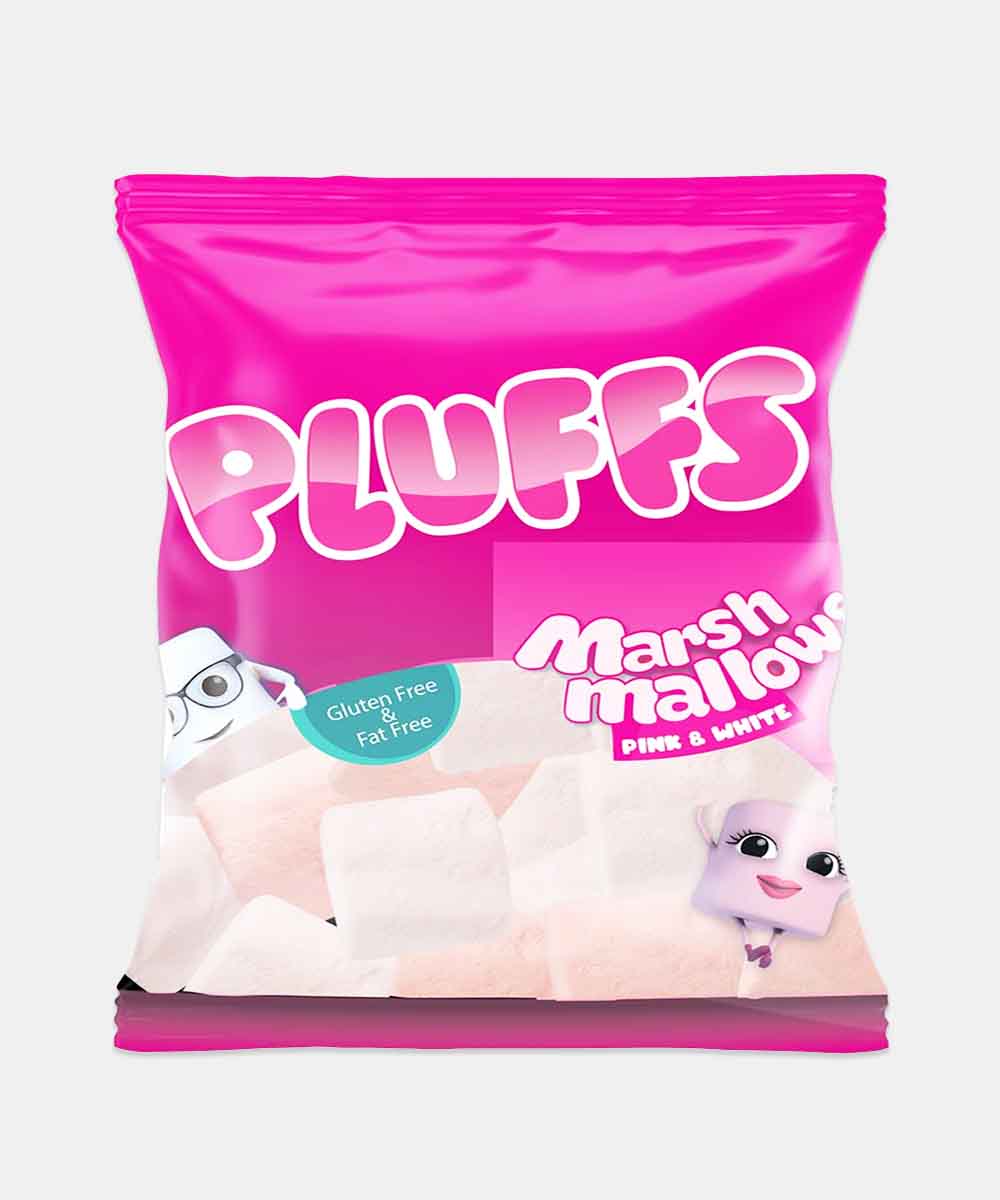 Pluffs Marsh Mallows Pink And White 140 Gm