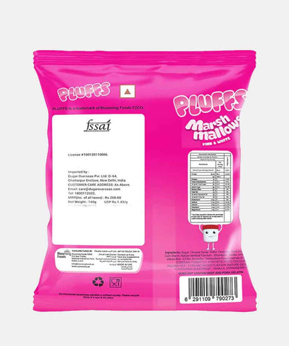 Pluffs Marsh Mallows Pink And White 140 Gm