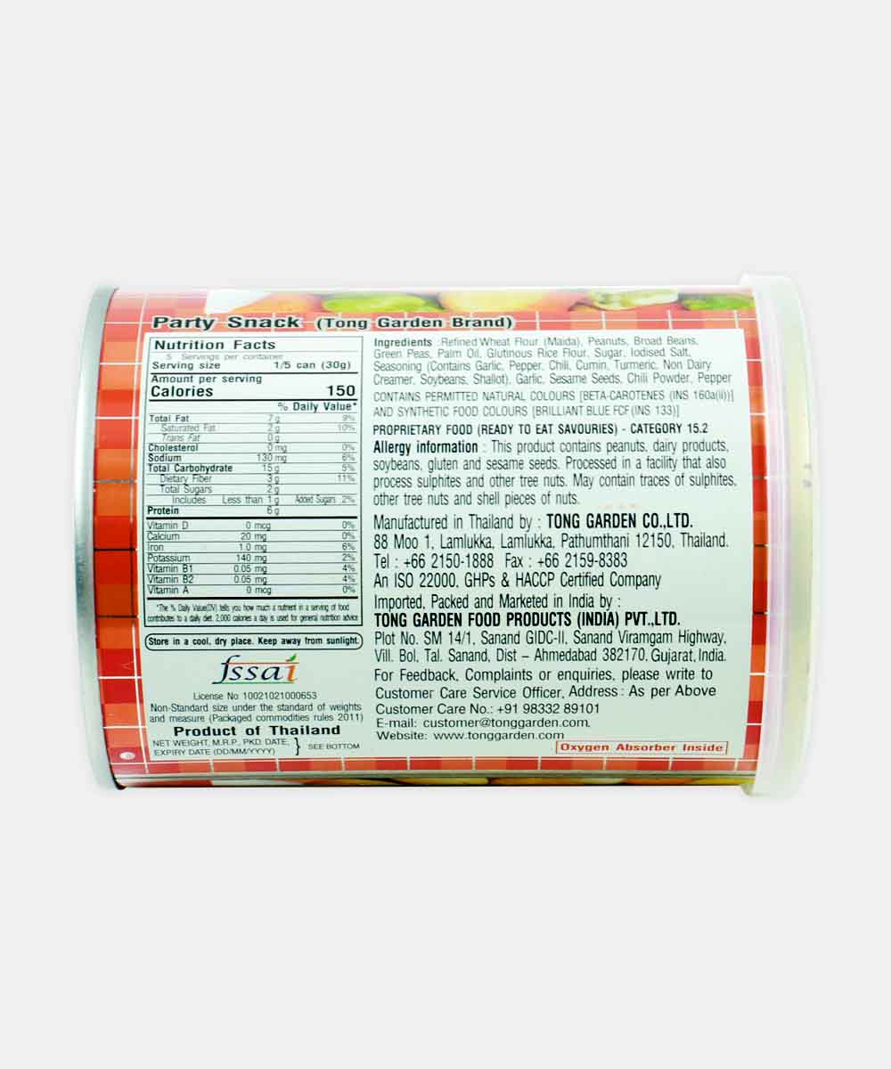 Tong Garden Party Snack Salted 150 Gm
