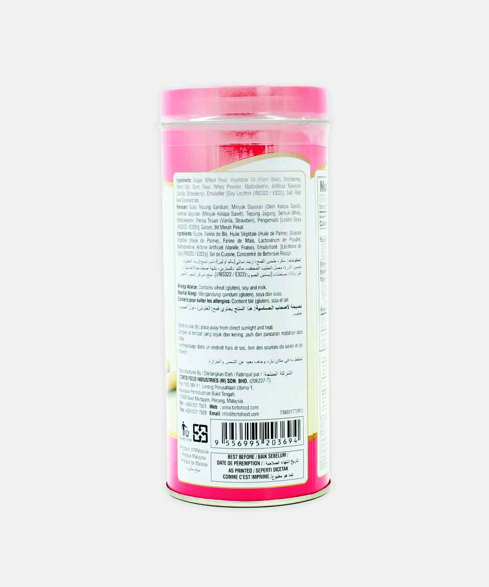 White Castle Luxury Strawberry Wafer Roll Stick 100 Gm