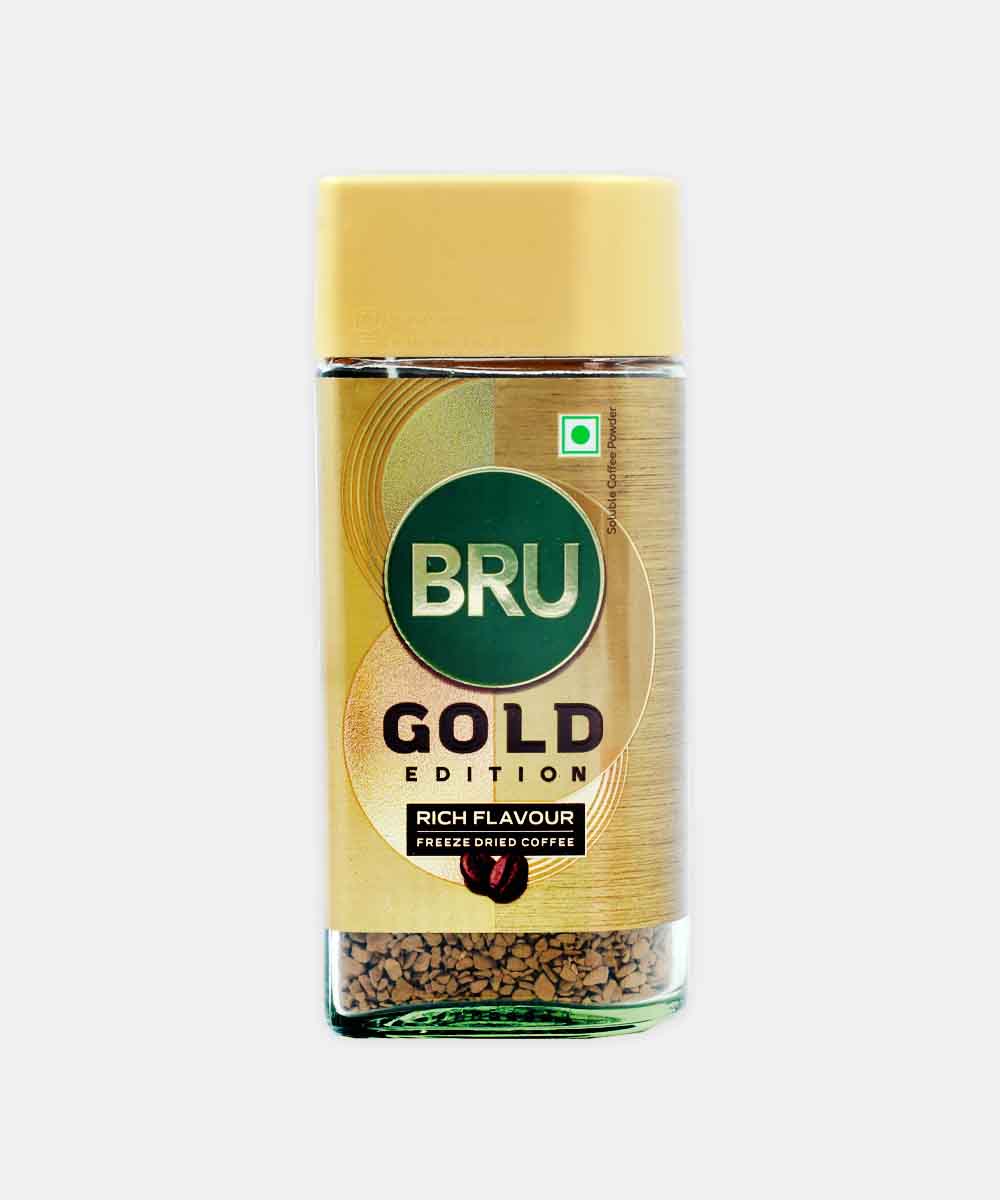 Bru Gold Edition Rich Flavour Freeze Dried Coffee 55 Gm