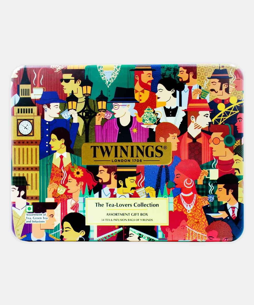 Twinings London The Tea- Moments Collection Assortment Gift Box 54 Green Tea & Infusion Of 9 Blends 102 Gm