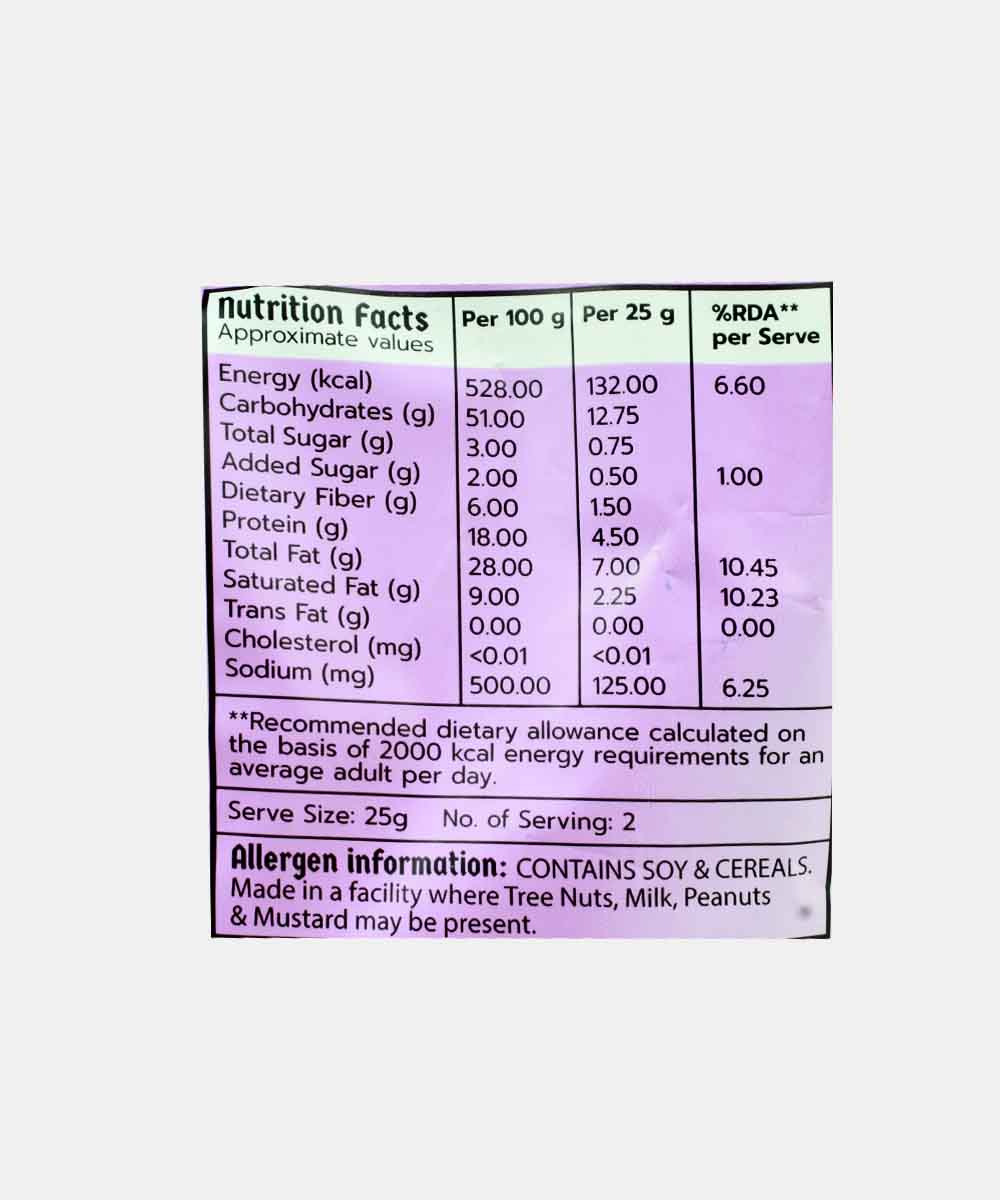 Klaw Sour Cream And Onion Supergrain Puffs 50 Gm